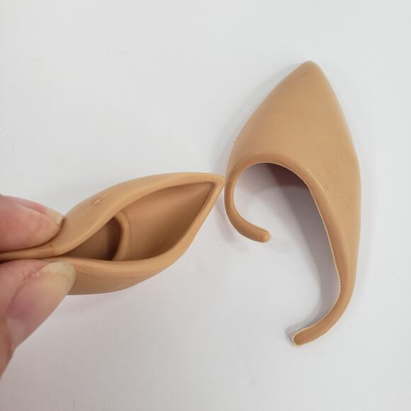 2 Pair Pointed Fairy Elf Ears 2 Sizes Long Short Cosplay Halloween Costume - Picture 10 of 12